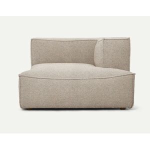 Ferm Living Catena Sofa Chaise Longue Right L601 Confetti Boucle 108x108 cm - Light Grey