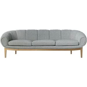 GUBI Croissant Sofa SH: 46 cm - Oak / Dedar Karakorum 004