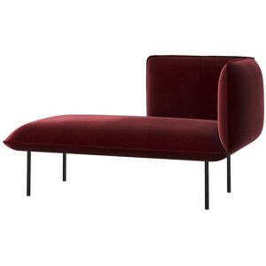 Woud Nakki Lobby Chaise Longue Right Module L: 150 cm - Bordeaux Rød