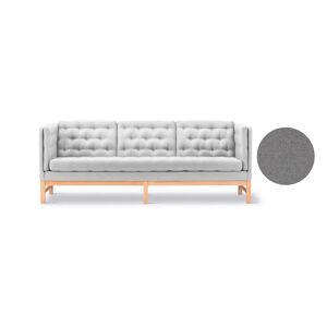 Fredericia EJ315 3 Pers. Sofa L: 210 cm - Luce 005 Scoria/Oak Light Oil