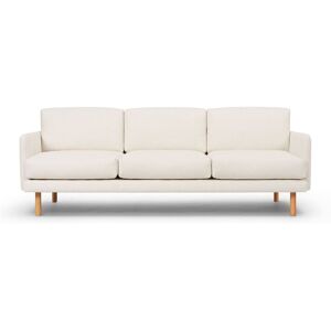 Bruunmunch EMO 3 Seater L: 207 cm - Barnum White/Natural Oak