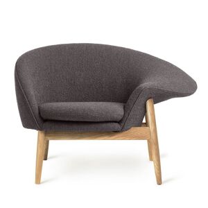 Warm Nordic Fried Egg Loungestol Højre SH: 40 cm - Oiled Oak/012 Warm Grey Barnum