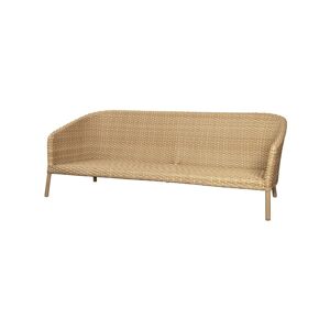 Cane-line Outdoor Ocean Large 3-pers Sofa L: 202 cm - Natural/Flat Weave