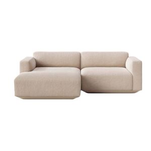 &Tradition Develius 2 Pers. Sofa med lav arm og Venstrevendt Chaiselong L: 220 cm - Karakorum 003