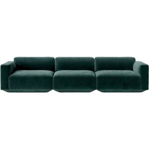 &Tradition Develius 3 Pers. Sofa med lav arm L: 309 cm - Ritz 6726 Dark Green