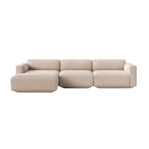 &Tradition Develius 3 Pers. Sofa med lav arm og Venstrevendt Chaiselong L: 309 cm - Karakorum 003