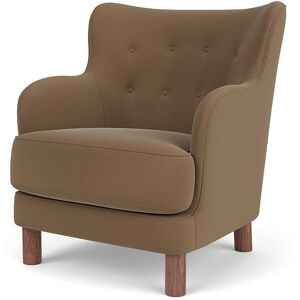 Audo Copenhagen Constance Lounge Chair SH: 43,6 cm - Walnut/Grand Mohair 1103