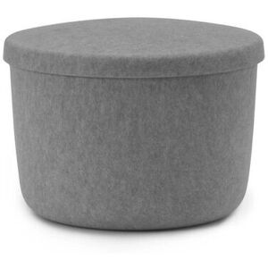 Normann Copenhagen Hide Puf Lille 39x52,5 cm - Grå