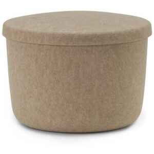 Normann Copenhagen Hide Puf Lille 39x52,5 cm - Sand