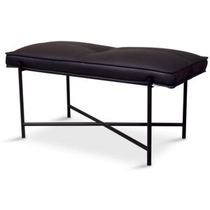 HANDVÄRK FURNITURE Piano Bench L: 95 cm - Sort/Sort Læder