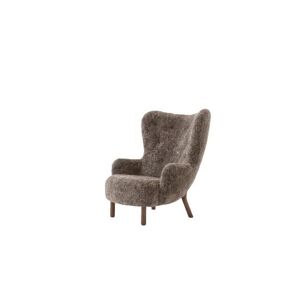 &Tradition Petra VB3 Lounge Chair SH: 40 cm - Oiled Walnut/Sahara
