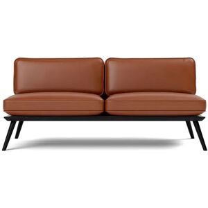 Fredericia 1712 Spine Lounge Suite Sofa - Læder Cera/Ask