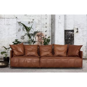 Bent Hansen Pado 1 3 pers. Sofa L: 245 cm - Ranchero Læder Nuss / Sort Stel