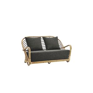 Sika Design Charlottenborg Exterior 2-Pers. Sofa B: 136 cm - Natur Alu-Rattan/Tempotest Mocca