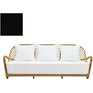 Sika Design Sika-Design Charlottenborg Exterior 3-Pers. Sofa B: 199 cm - Natural Alu-Rattan/Tempotest Black