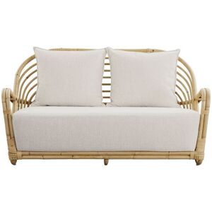 Sika Design Charlottenborg 2-Pers. Sofa B: 137 cm - Natur Rattan/Tempotest White