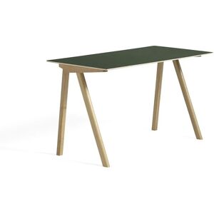 HAY CPH90 Desk 130 x 65 cm - Eg sæbe/Green linoleum