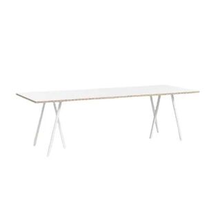 HAY Loop Stand Table 180x87,5 cm - White/White Laminate