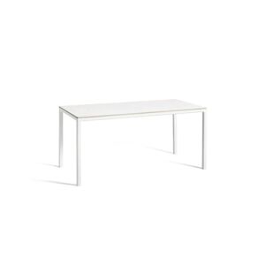 HAY T12 Table 160x80 cm - White Powder Coated Aluminium/White Laminate