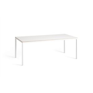 HAY T12 Table 200x95 cm - White Powder Coated Aluminium/White Laminate