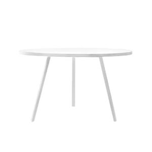 HAY Loop Stand Round Table Ø: 105 cm - White/White Laminate