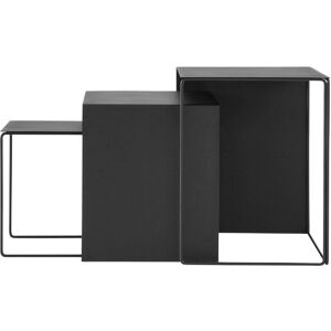 Ferm Living Cluster Tables sæt af 3 - Black