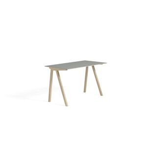 HAY CPH 90 Desk 130x65x74 cm - Lacquered Solid Oak/Grey Linoleum
