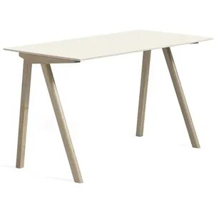 HAY CPH 90 Desk 130x65x74 cm - Soaped Solid Oak/Off White Linoleum