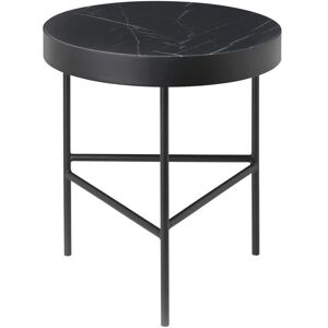 Ferm Living Marble Table Medium Ø: 40 cm - Black Marquina