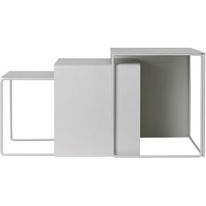 Ferm Living Cluster Tables sæt af 3 - Light Grey