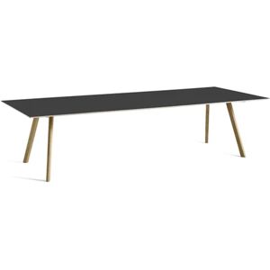 HAY CPH30 Table 300x90 cm - Soaped Solid Oak/Black Linoleum