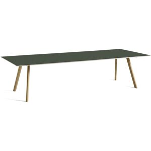 HAY CPH30 Table 300x90 cm - Soaped Solid Oak/Green Linoleum