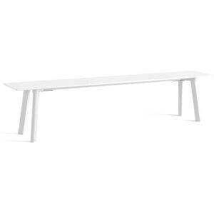 HAY CPH Deux 215 Bench 200x35x45 cm - Pearl White Lacquered Solid Beech/Pearl White Laminate