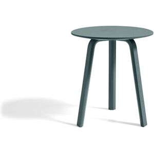 HAY Bella Coffee Table Ø: 45 cm - Brunswick Green Lacquered Oak/ Laquered Oak