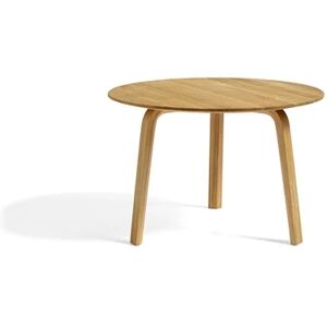 HAY Bella Coffee Table Ø: 60 cm - Solid Olieret Egetræ