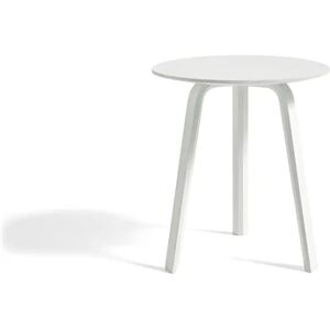 HAY Bella Coffee Table Ø: 45 cm - White Lacquered Oak