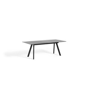 HAY CPH 30 Extendable Table 200/400x90x74 cm - Black Lacquered Solid Oak/Black Lacquered Oak Veneer