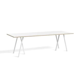 HAY Loop Stand Table 250x92,5 cm - White/White Laminate