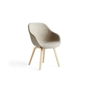 HAY AAC123 About a Chair Spisebordsstol Polstret SH: 47,5 cm - Lacquered Oak Veneer/Bolgheri LGG60