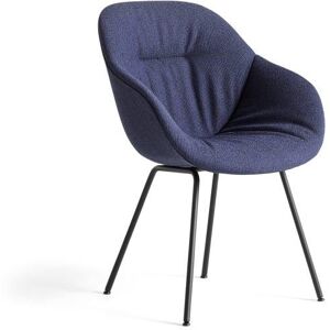 HAY AAC127 Soft About a Chair Spisebordsstol Polstret SH: 47,5 cm - Black Powder Coated Steel/Olavi By 07