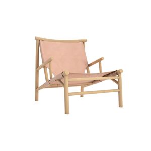 NORR11 Samurai Chair H: 75 cm - Natur Eg/Sadel Læder Natur