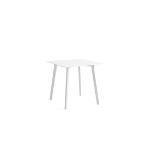 HAY CPH Deux210 Spisebord 75 x 75 cm - Pearl White Painted Solid Beech/Pearl White Laminate