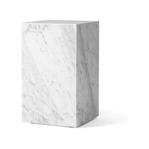 Audo Copenhagen Plinth Tall H: 51 cm - White Carrara Marble