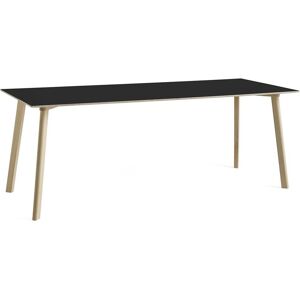 HAY CPH Deux 210 Table 200x75x73 cm - Untreated Solid Beech/Ink Black Laminate