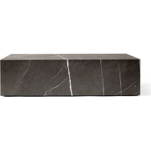 Audo Copenhagen Plinth Low H: 27 cm - Grey/Brown Kendzo Marble