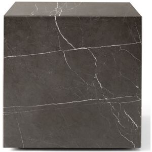 Audo Copenhagen Plinth Cubic H: 40 cm - Brown/Grey Kendzo Marble