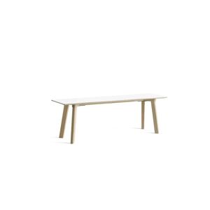 HAY CPH Deux 215 Bench 140x35x45 cm - Untreated Solid Beech/Pearl White Laminate