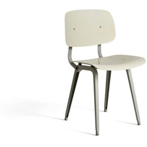 HAY Revolt Spisebordsstol SH: 46,5 cm - Beige Powder Coated Steel/Rice