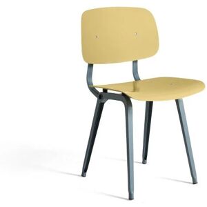 HAY Revolt Spisebordsstol SH: 46,5 cm - Ocean Powder Coated Steel/Biscotti