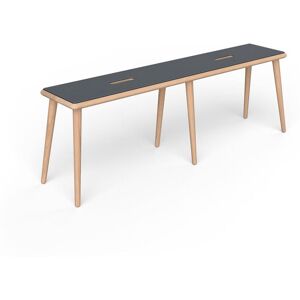 Via CPH Otto Bench L: 120 cm H: 47 cm - 4179 Smokey Blue/Oiled Oak OUTLET